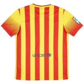 Camisola Barcelona 2013-14 Retro 2º Equipamento Manga Curta